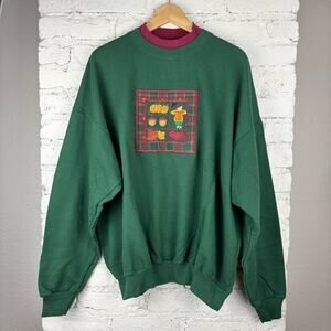 Vintage Fall Embroidered Sweatshirt